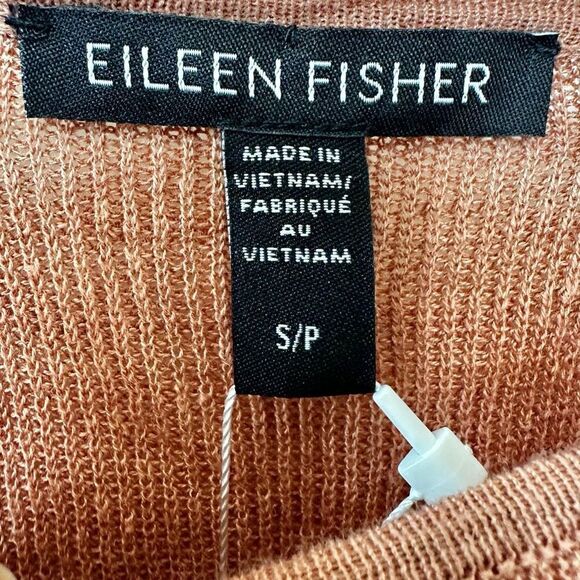 Eileen Fisher Terac crew neck  long sleeved top - Picture 6 of 10